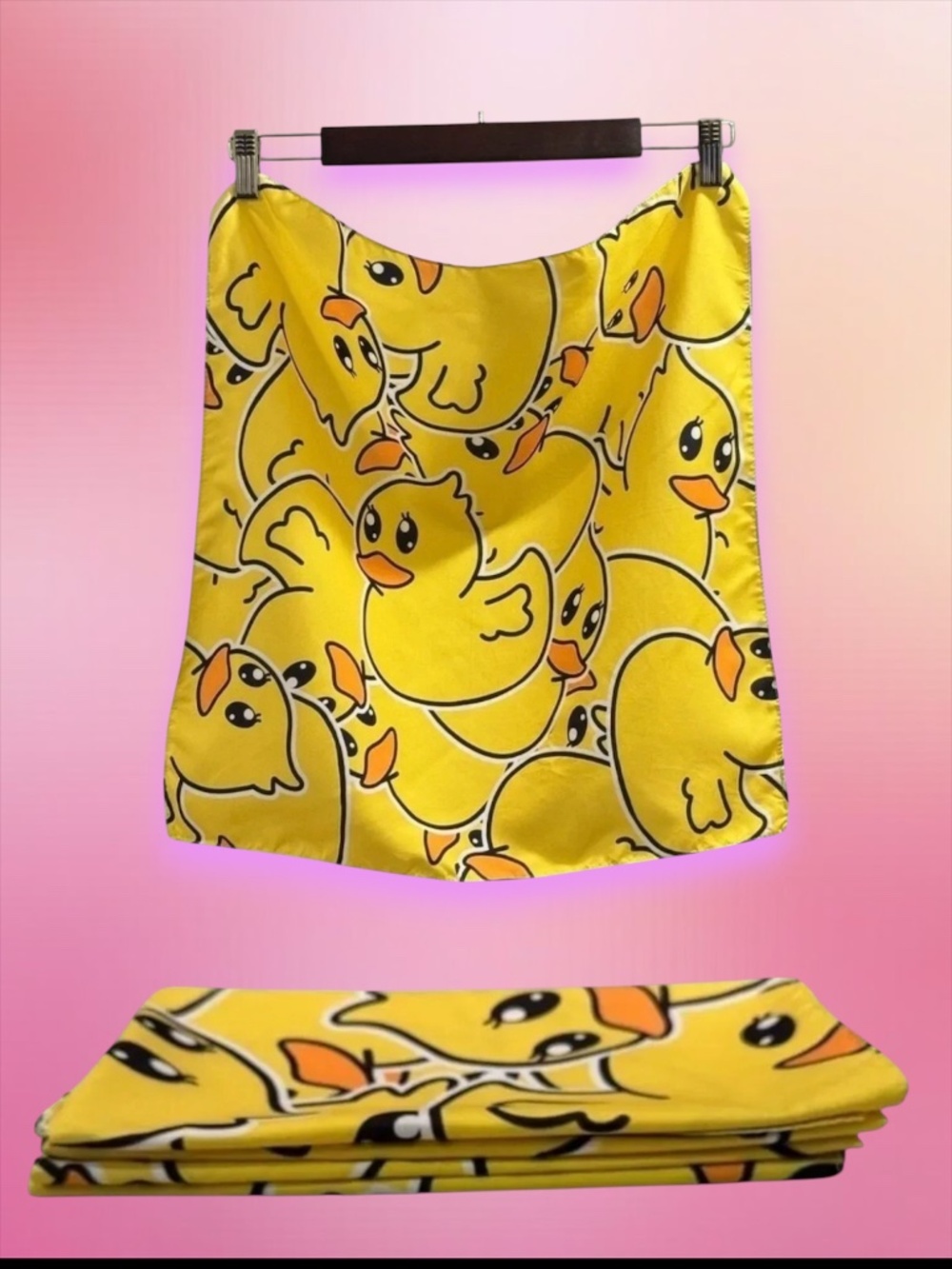 Duck Print Cloth Dinner Napkins Set of 4 Just For Fun
